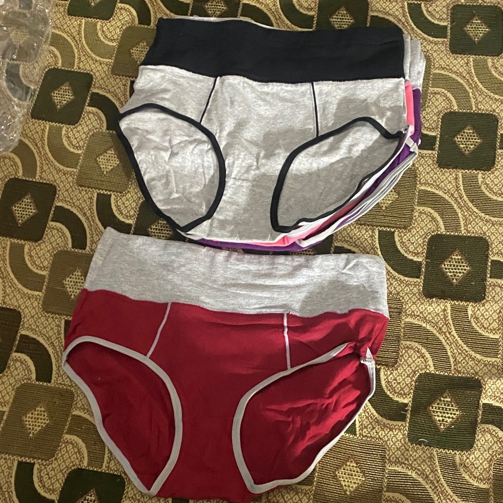 Women’s High Waist Cotton Underwear – 6 Pack (Small)